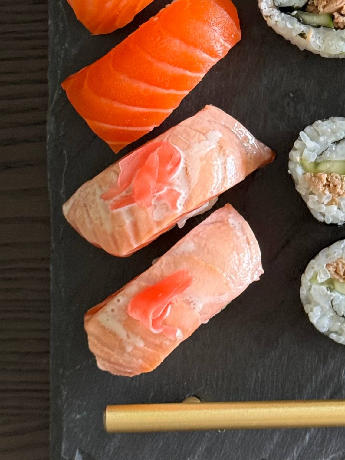 Salmon Aburi with Trio of Caviar main image 0